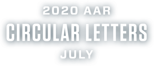 2020 AAR July Circular Letters