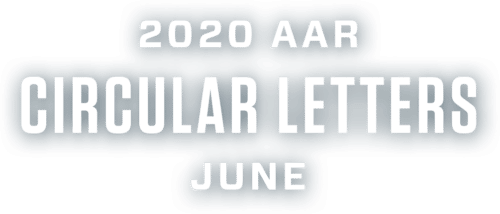 2020 AAR June Circular Letters