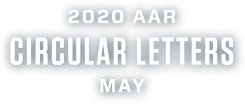 2020 AAR May Circular Letters