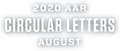 2020 AAR August Circular Letter